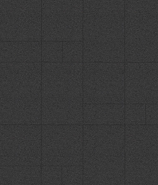 Тротуарная плитка Грандо - Гранит Черный, комплект из 4 видов плит