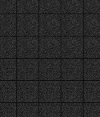 Тротуарная плитка КВАДРАТ - Гранит Черный