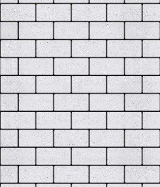 Тротуарная плитка ПРЯМОУГОЛЬНИК - Стоунмикс Белый