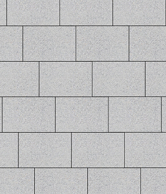 Тротуарная плитка ПРЯМОУГОЛЬНИК - Стандарт Белый