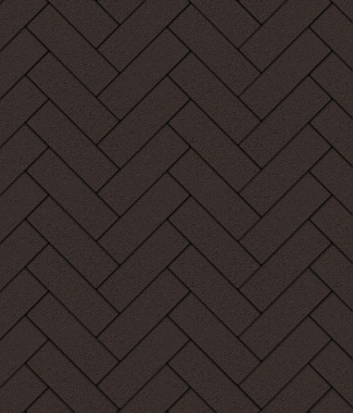 Тротуарная плитка ПРЯМОУГОЛЬНИК - Стандарт Коричневый