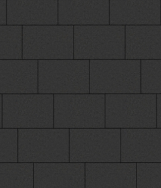 Тротуарная плитка ПРЯМОУГОЛЬНИК - Стандарт Черный