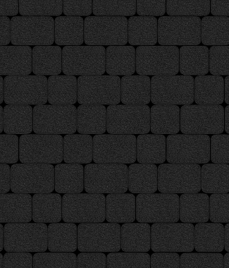 Тротуарная плитка КЛАССИКО - Стоунмикс Черный, комплект из 2 видов плит