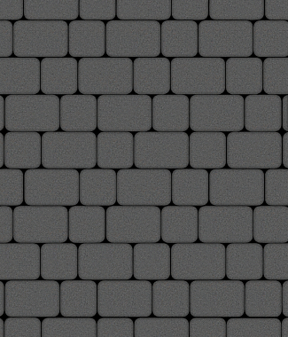 Тротуарная плитка КЛАССИКО - Стандарт Серый, комплект из 2 видов плит