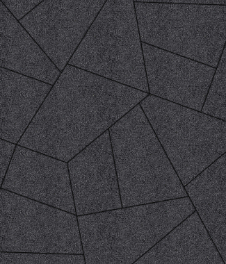 Тротуарная плитка ОРИГАМИ - Стоунмикс Черный, комплект из 6 видов плит