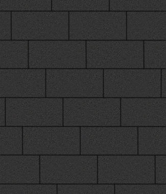 Тротуарная плитка ПРЯМОУГОЛЬНИК - Стандарт Черный